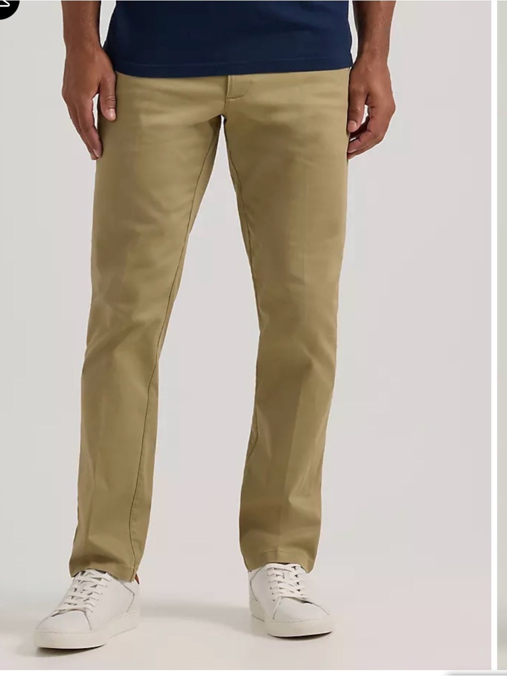 LEE MEN'S EXTREME MOTION SLIM FIT KHAKI PANT 34x34 NWT